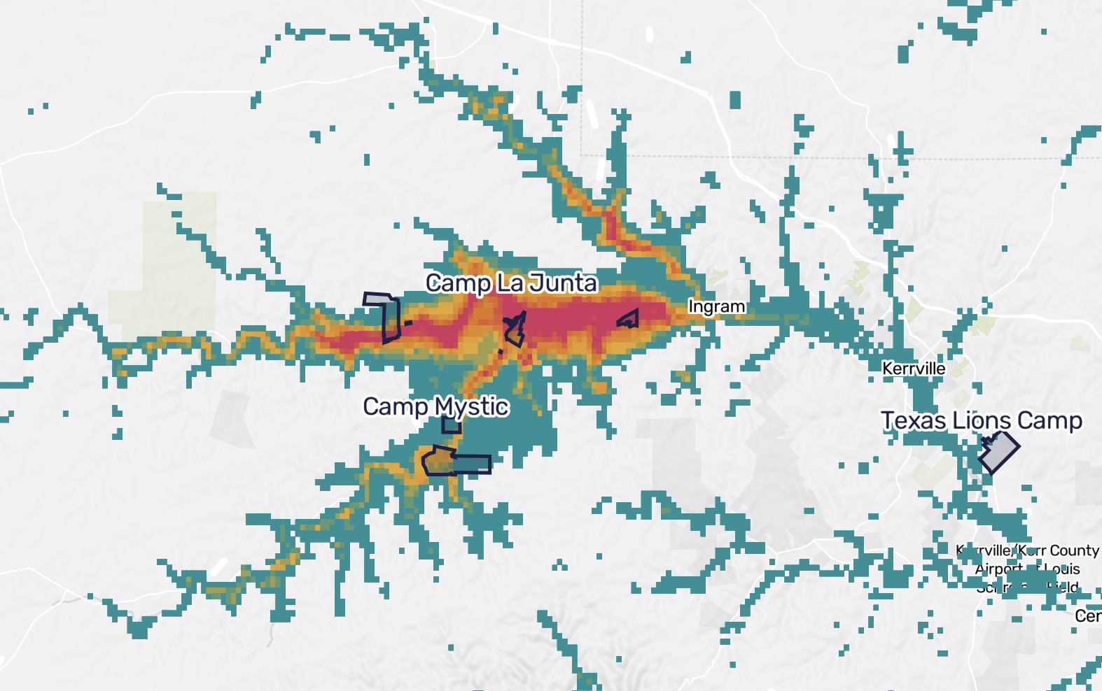 See how the Guadalupe River flood - RawImage 