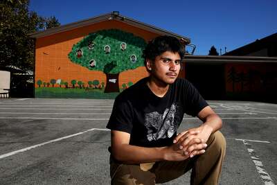Daniel Casillas, 22, returns to Selby Lane Elementary School/Adelante Spanish Immersion School in Redwood City. Daniel spent more than two years in custody, starting at 13 after he wrote on a wall at the school with a permanent marker.