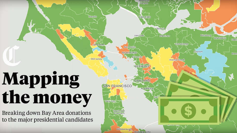 Breaking down how the Bay Area donated to major presidential candidates