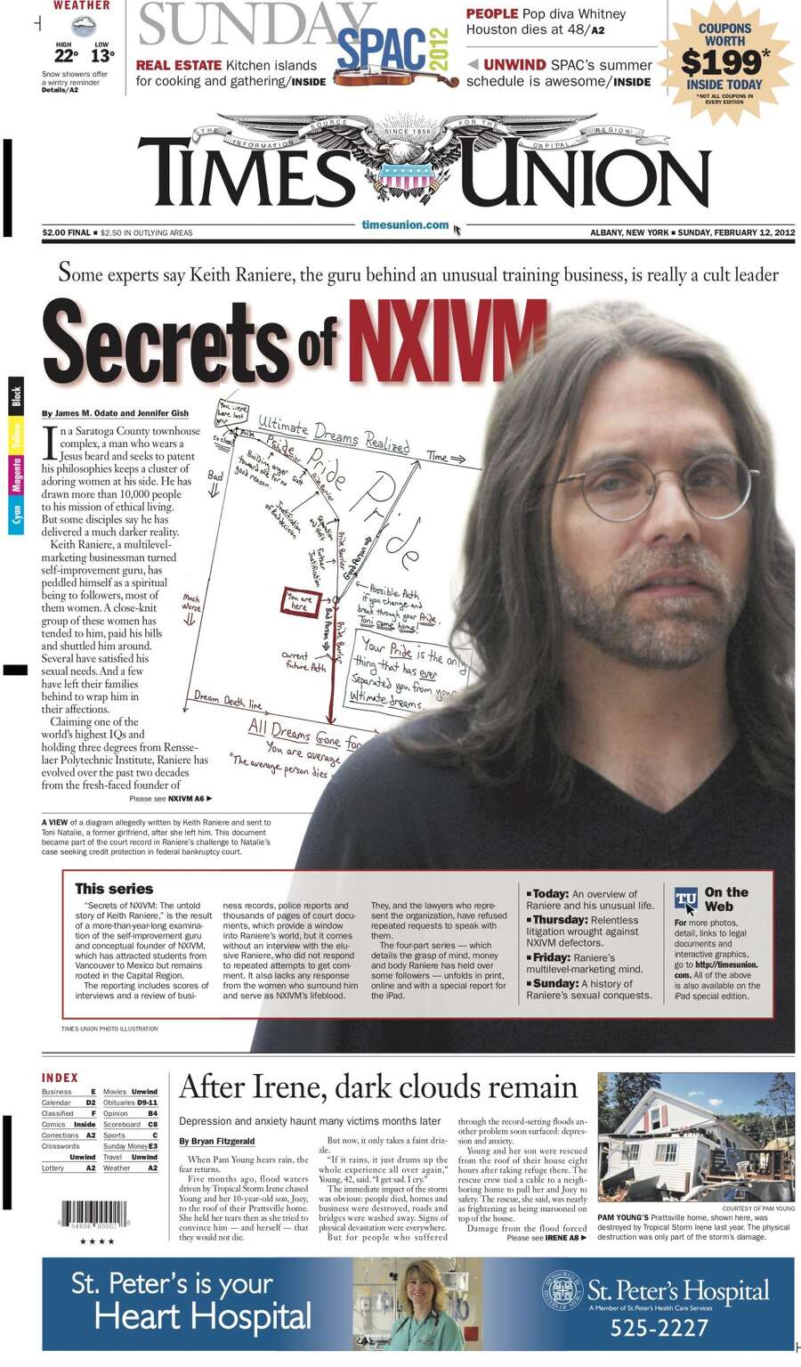 Unraveling NXIVM A timeline of the Times Union's coverage