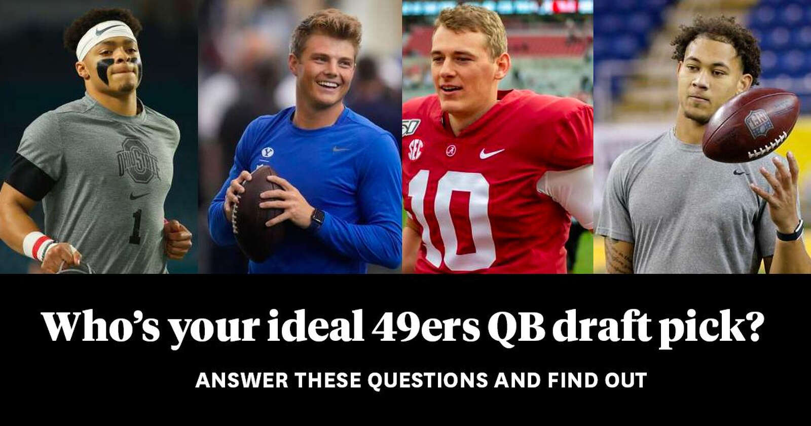 2021 NFL draft: Who's your ideal 49ers quarterback pick? Take this quiz