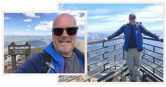 Ron Bolen at Mount Washburn in Yellowstone and Lone Mountain, Mont.