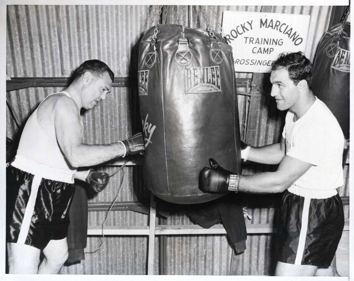 Photo Vintage Boxe 1968 : Marcel Cerdan Vs Tony Zale - Collection