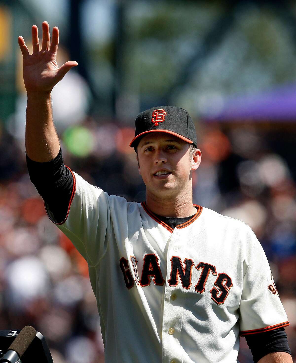 Giants player jersey career