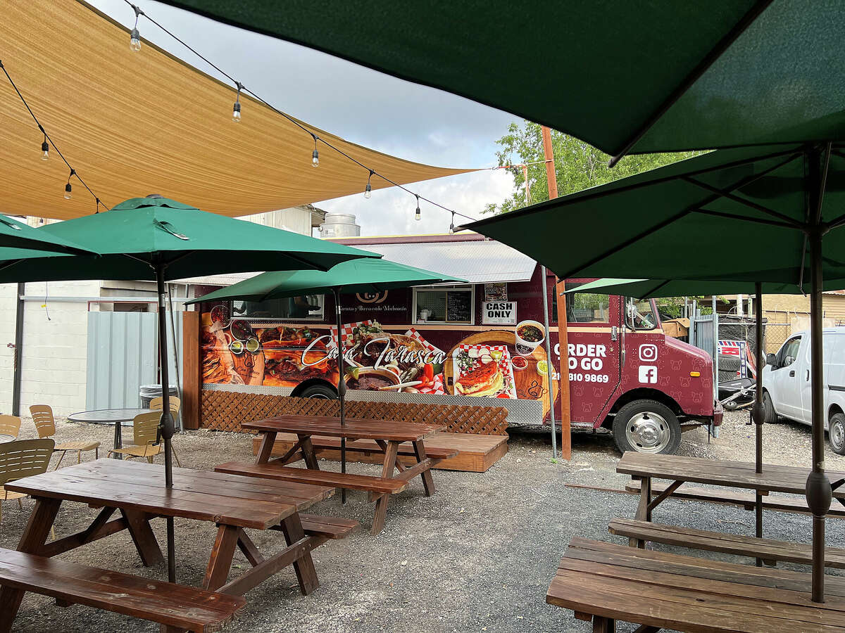 The Casa Tarasca Carnitas Estilo Michoacan taco truck on Guadalupe Street is one of San Antonio's Top 10 taco places.