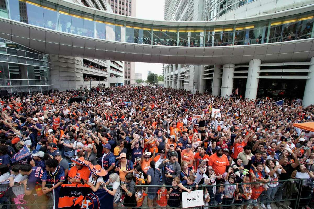 Houston Astros Photos, videos from World Series downtown parade