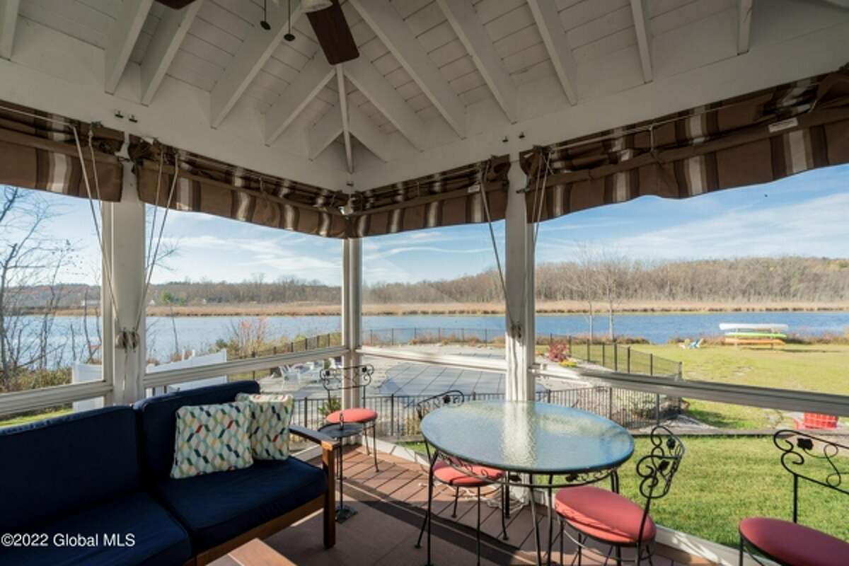 Can you guess the price of this custom, waterfront home in Saratoga?