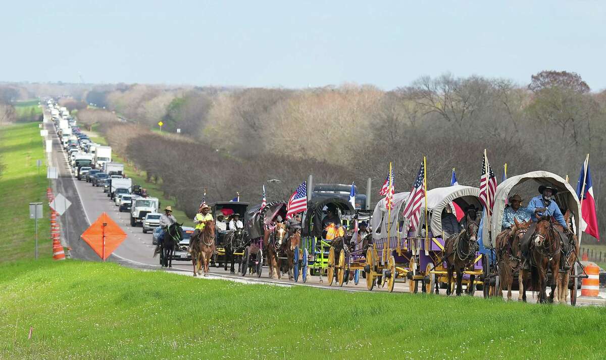Texas trail ride to Houston Rodeo: See photos from the 100  mile journey
