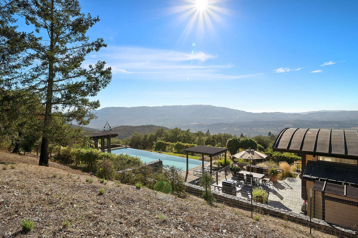 The home on this Wine Country estate is a luxury poolhouse Guess the