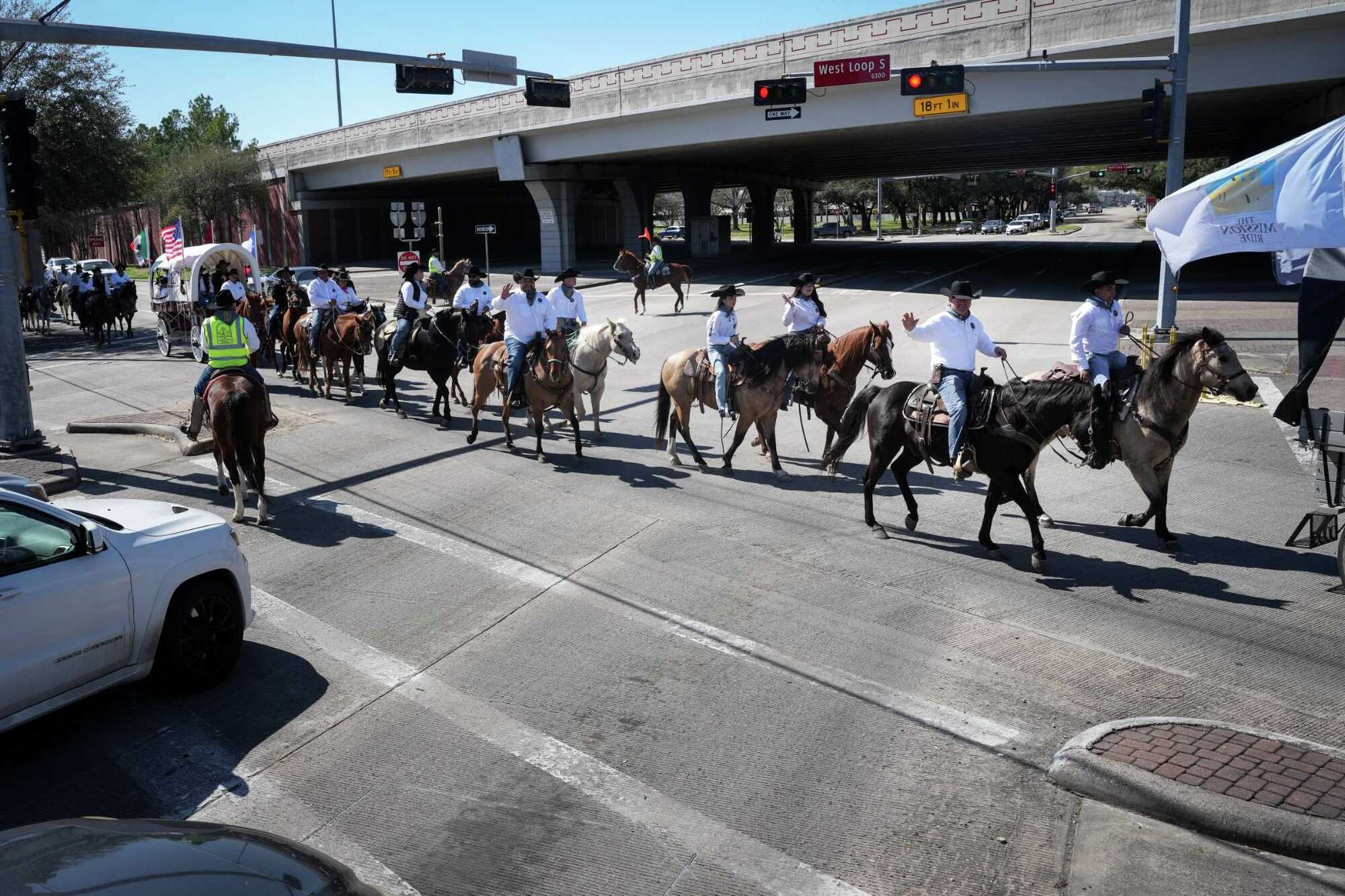 Rodeo trail riders pass through Houston, kicking of 2024 season