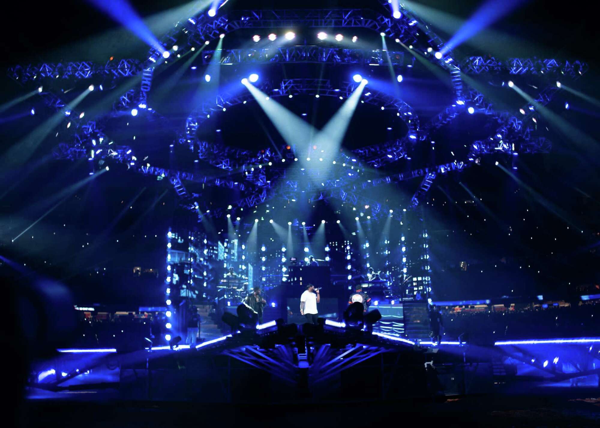 Photos from 50 Cent's debut Houston Rodeo concert