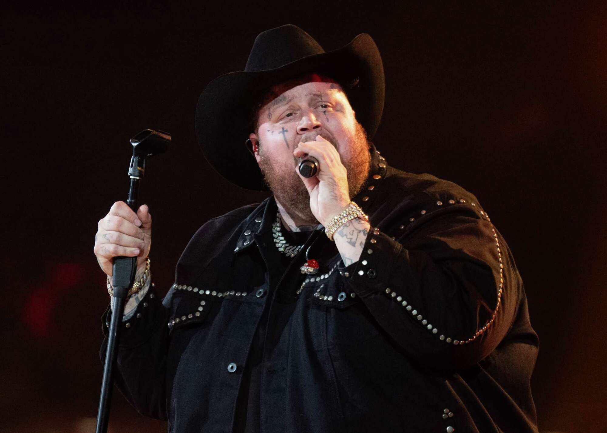 Photos from Jelly Roll's Houston Rodeo concert