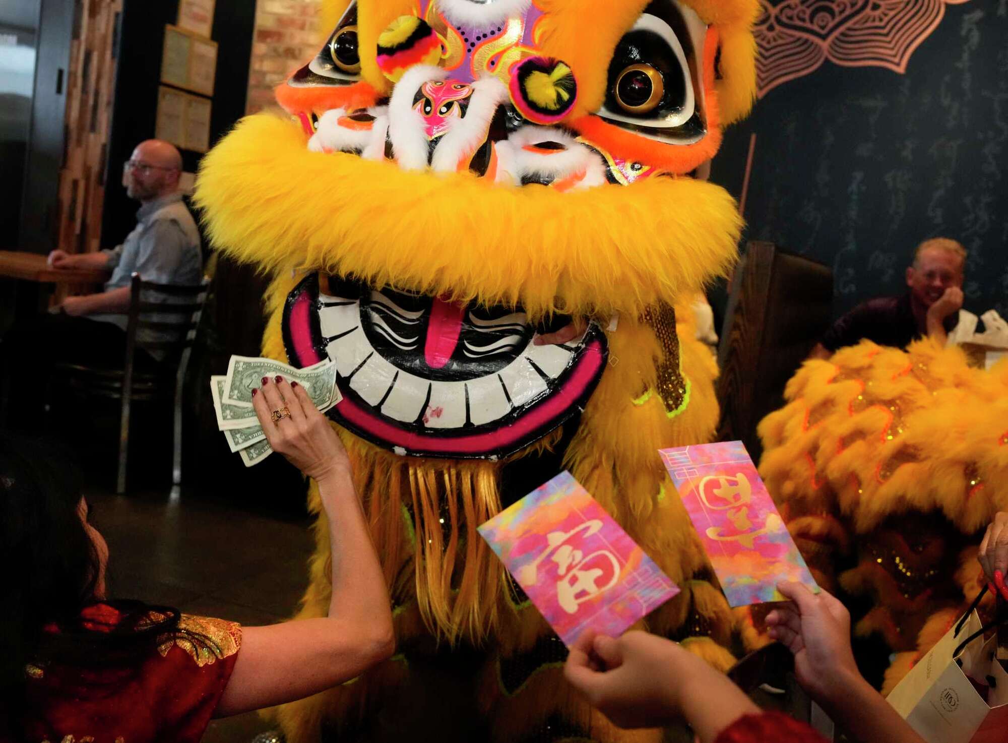 Lee's Golden Dragon troupe has been performing in Houston for