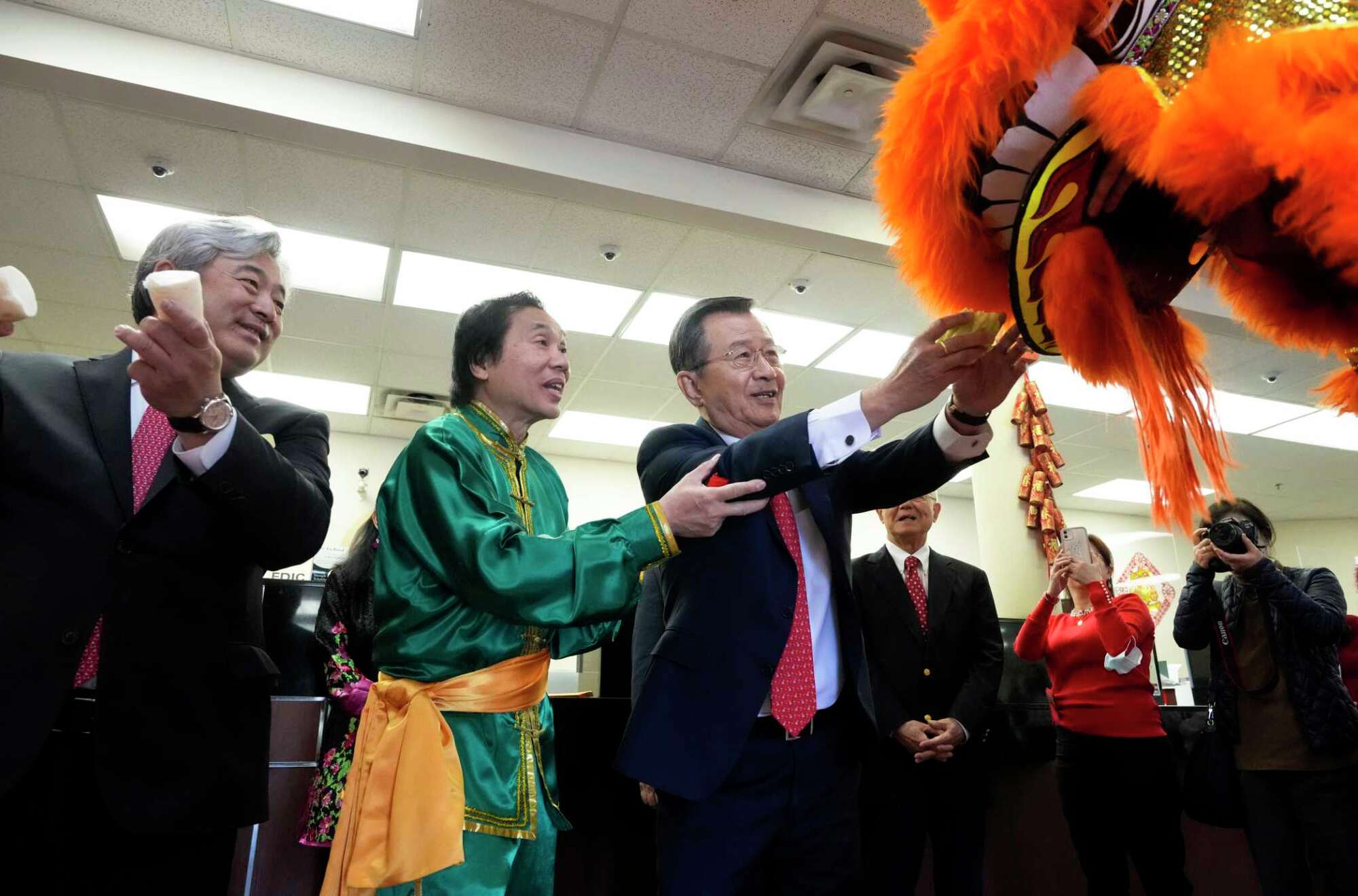 Lee's Golden Dragon troupe has been performing in Houston for