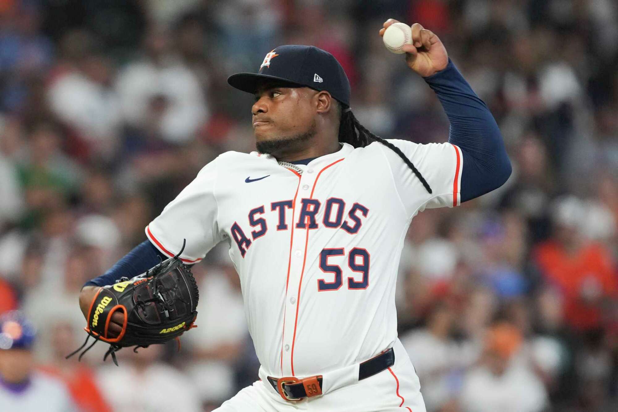 Houston　ASTROS Photos: Houston Astros vs. New York Mets on opening day at Daikin Park