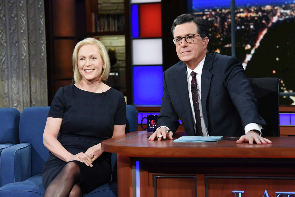 Jan. 15, 2019: Sen. Kirsten Gillibrand announced her plans to run for president in 2020 on “Late Night With Stephen Colbert." Read story.