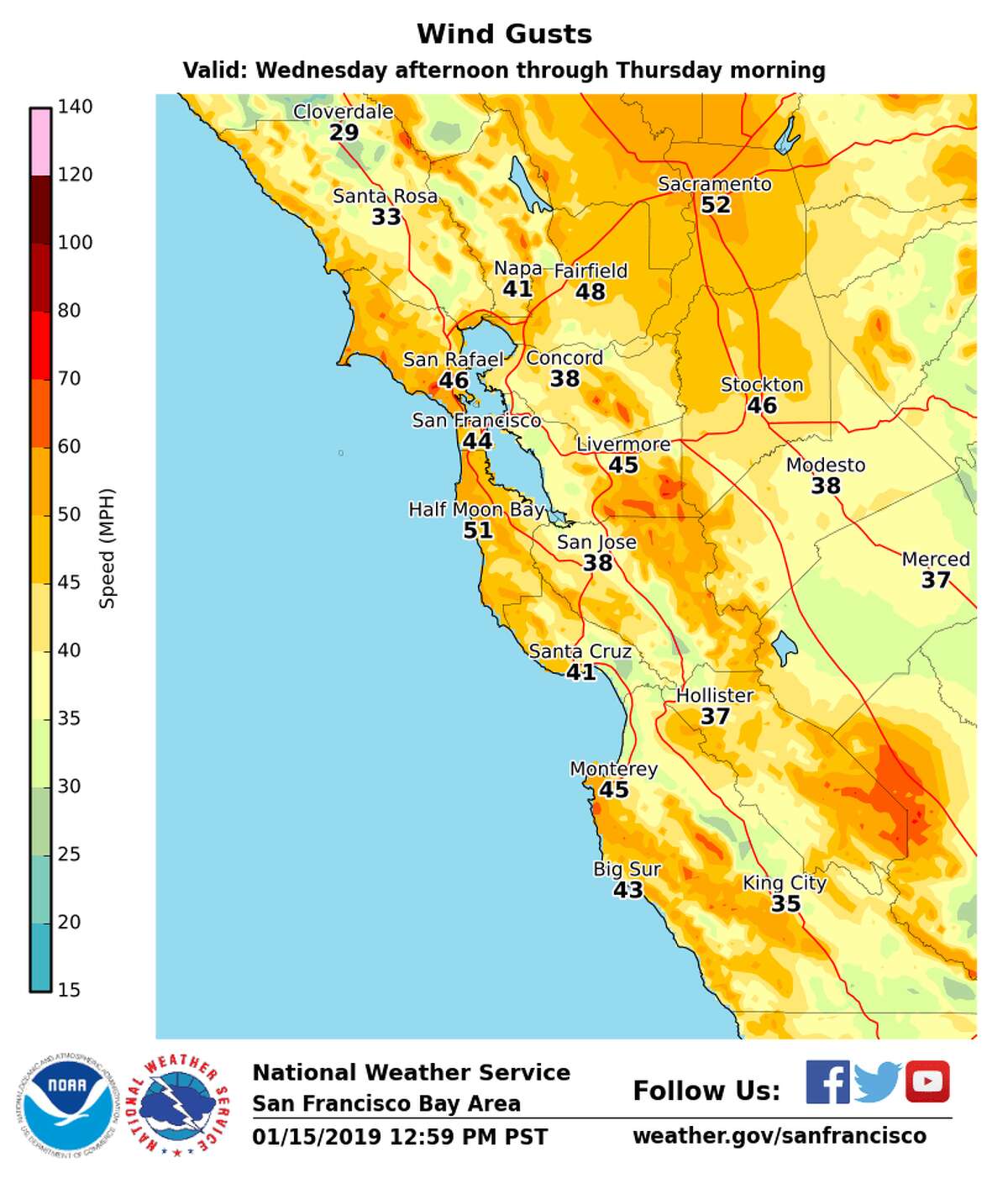 Biggest storm of 2019 to hit Bay Area, Sierra due to atmospheric river