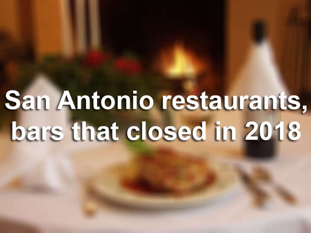 From an iconic Tex-Mex institution in Southtown to a popular St. Mary's Strip club, several Alamo City staples closed their doors last year. Click through the gallery above for a look at San Antonio restaurants and bars we said goodbye to in 2018.