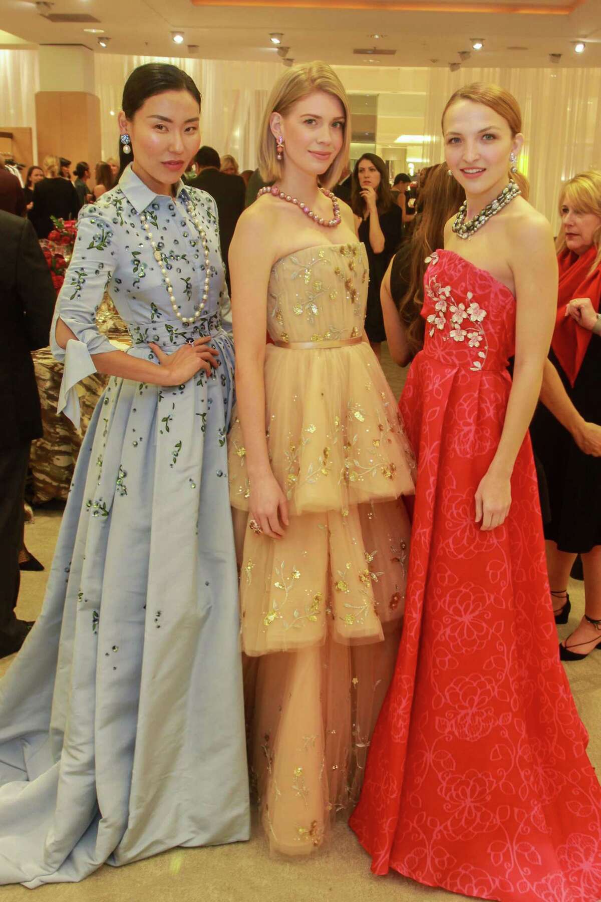 Models at the Houston Chronicle's Best Dressed "Hall of Fame" Dinner at Neiman Marcus.