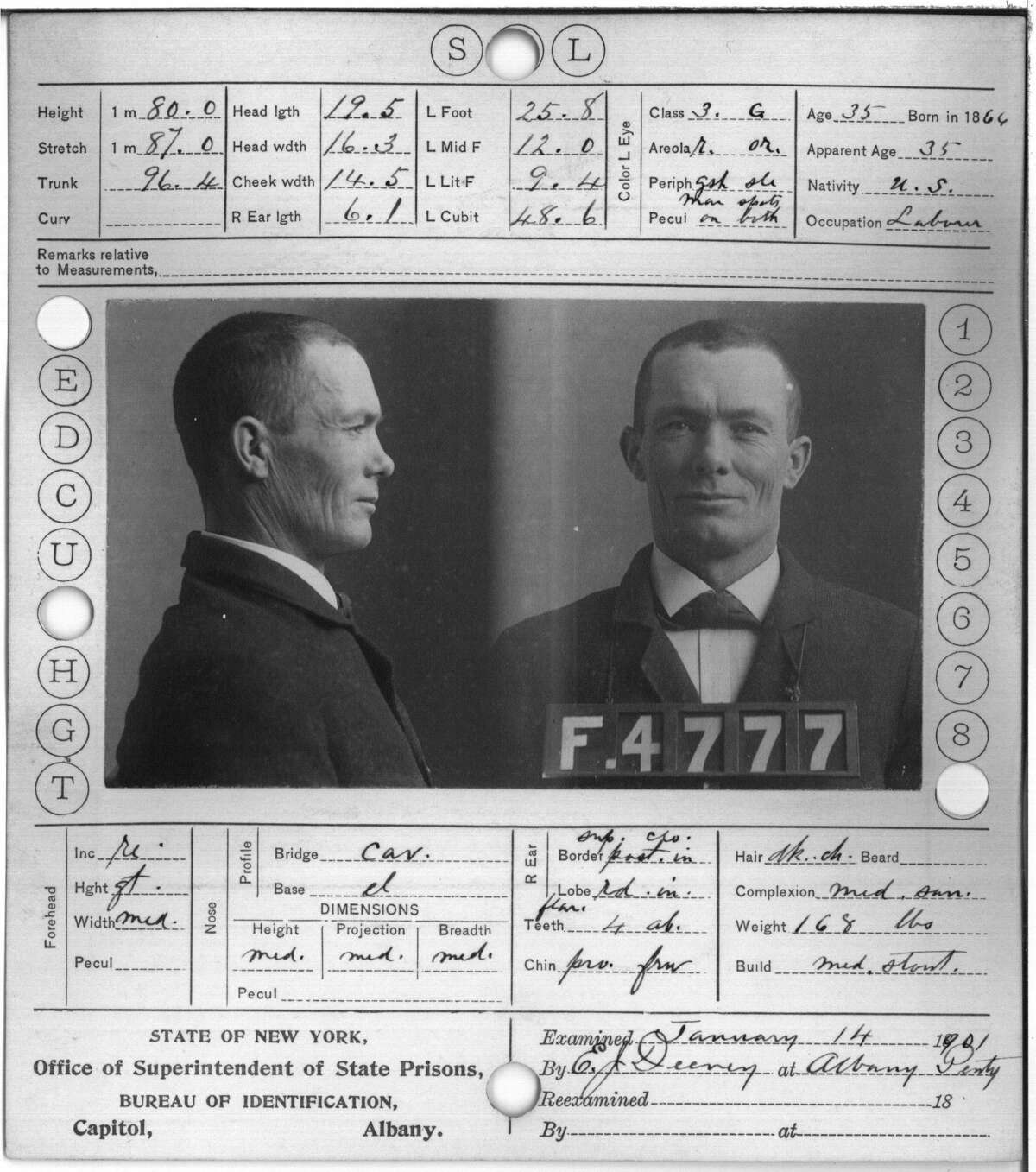 Haunting mugshots capture Albany prison's history