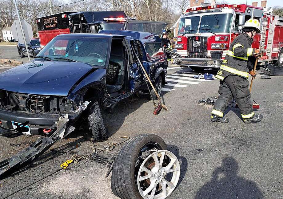 Monroe firefighters remove truck door to get driver out after crash