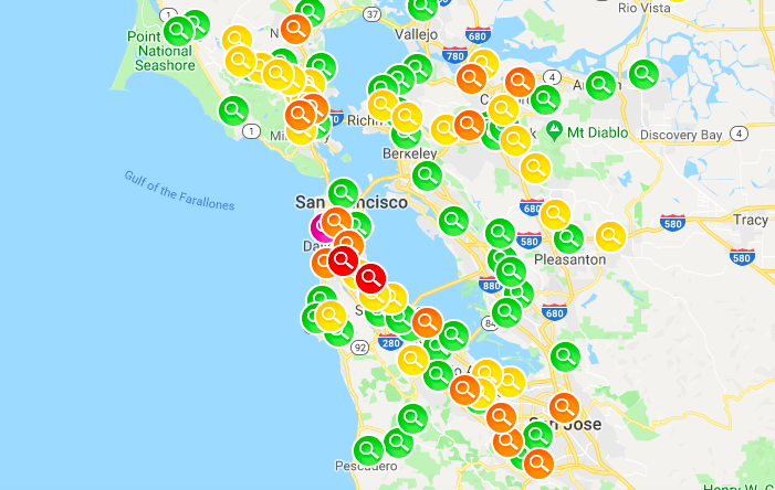 Over 46,000 PG&E customers in the Bay Area without power due to the storm