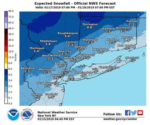 Parts Of Ct Under Winter Storm Watch Connecticut Post
