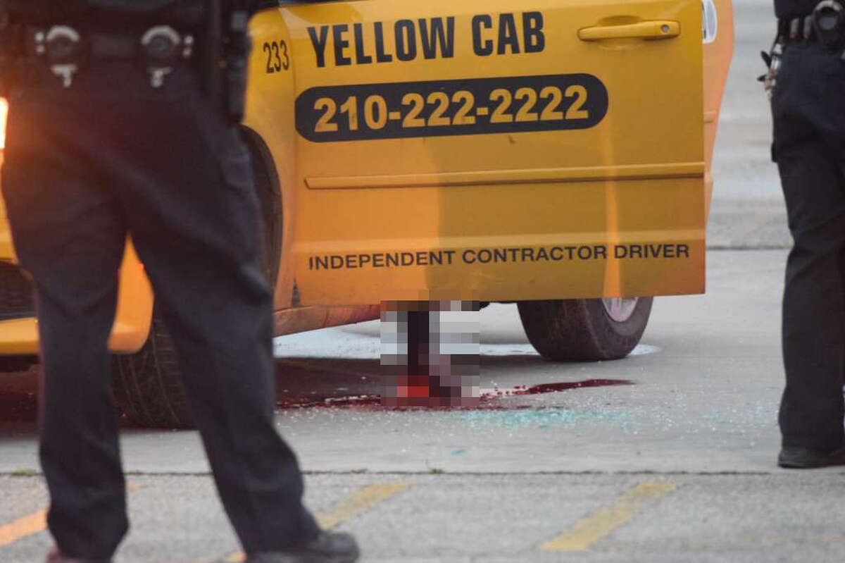 Police say a man was found shot to death Thursday January 17, 2019 in the driver’s seat of a Yellow Cab in the parking lot of a thrift store in Windcrest.