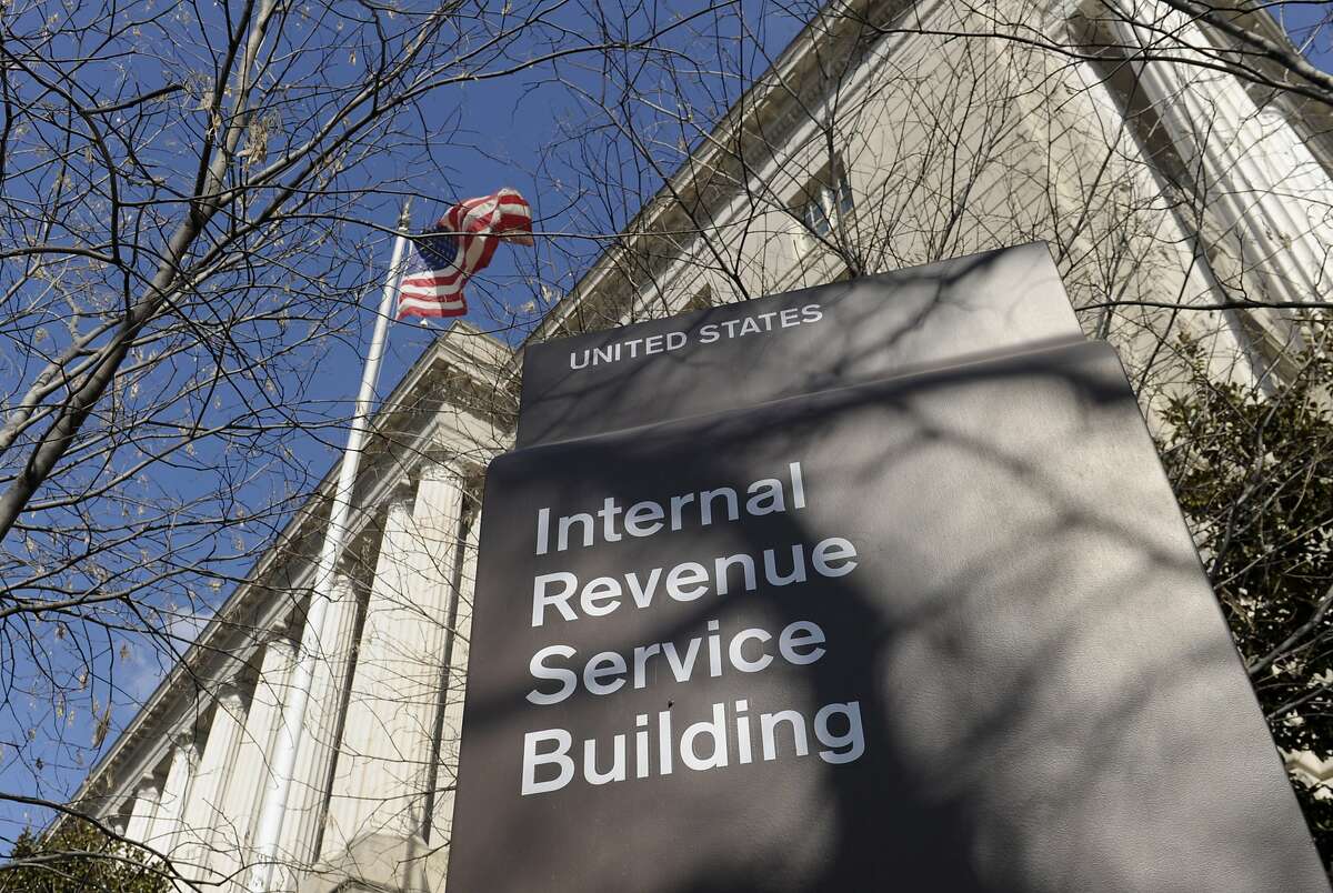 The Internal Revenue Service building in Washington. The IRS is recalling about 46,000 of its employees furloughed by the government shutdown.