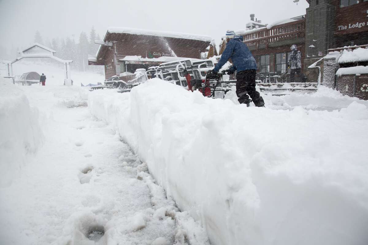 Sierra resorts can count snowfall totals in feet. Here's what they look