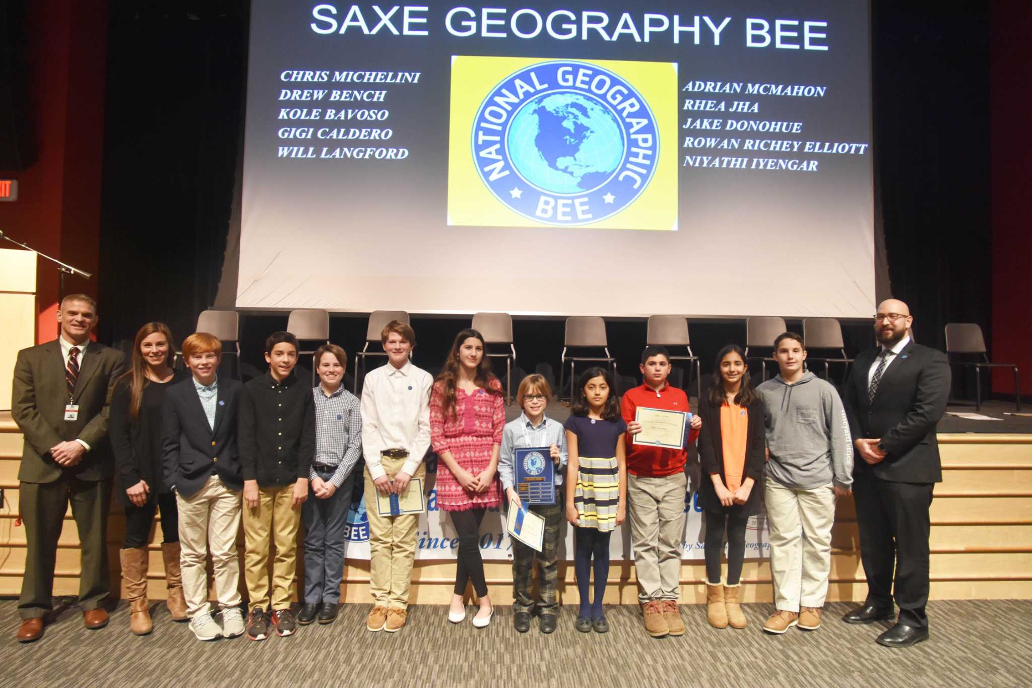 Fifthgrader named Saxe Geography Bee champion