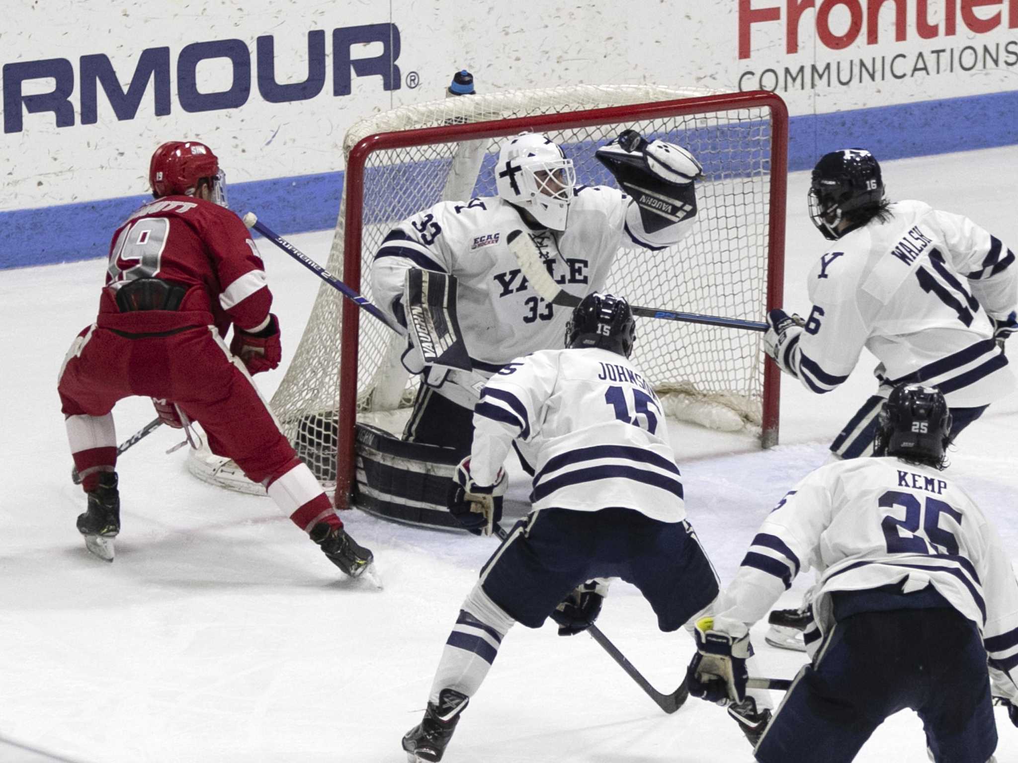 Yale hockey team endured rare struggle with non-league schedule