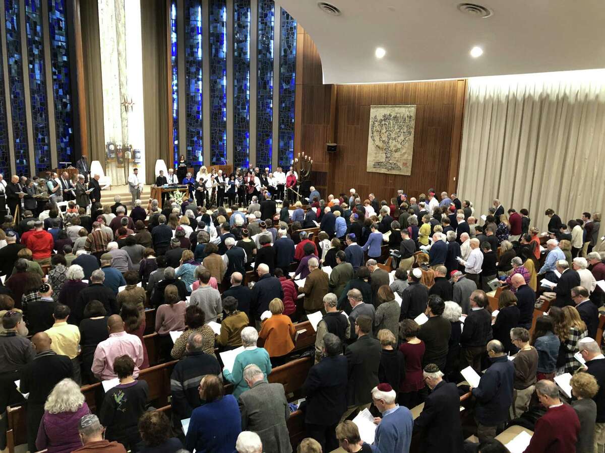 Congregation Mishkan Israel held its annual interfaith service to mark the life and legacy of Martin Luther King Jr. Friday evening in Hamden.