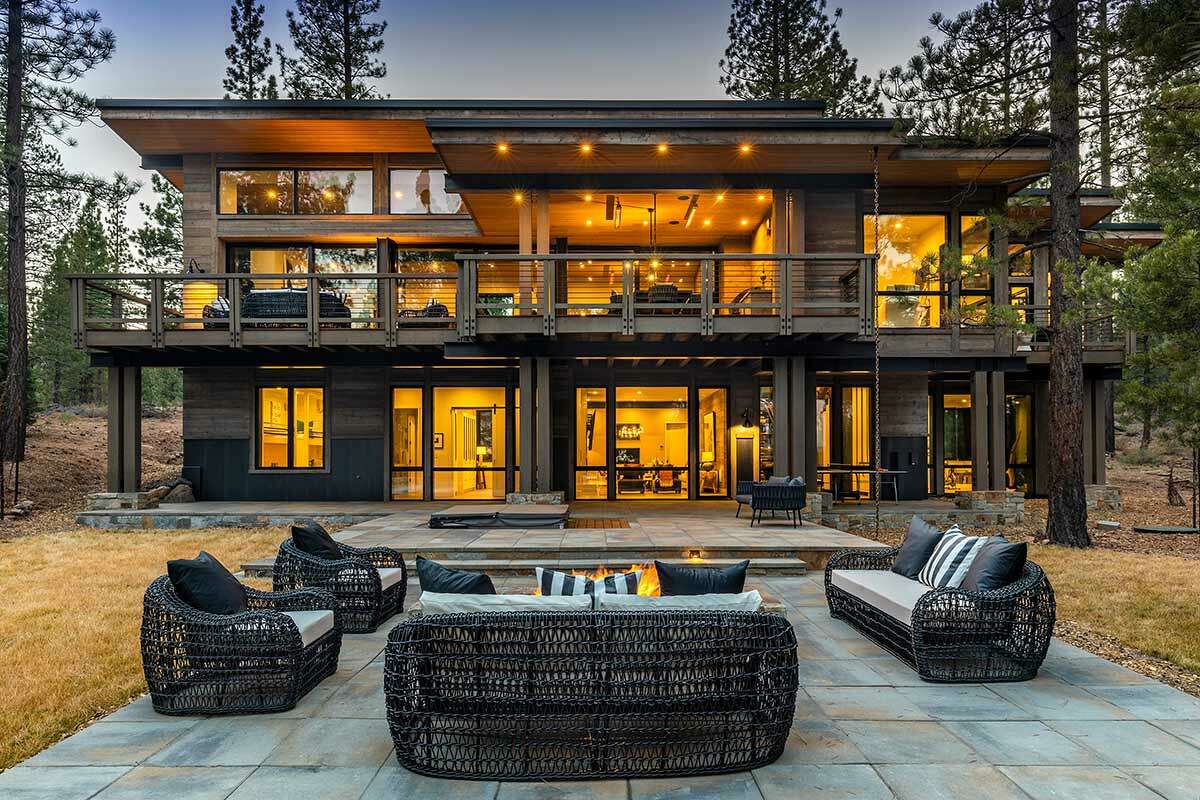 Architectural and opulent cabin in Martis Camp makes Tahoe living uber-luxurious.