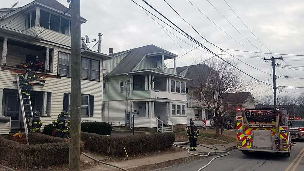 Danbury cop spots fire while on patrol, jumps into action