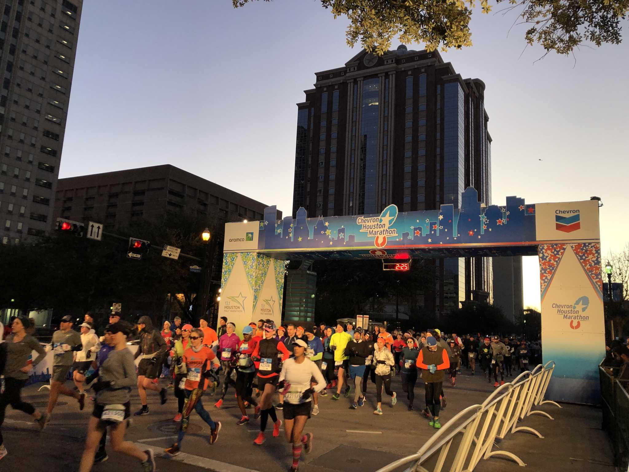 By the numbers The Chevron Houston Marathon, Aramco Half Marathon