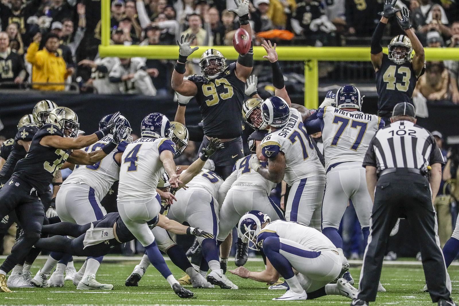 NFC Championship Game: Los Angeles Rams 26-23 New Orleans Saints