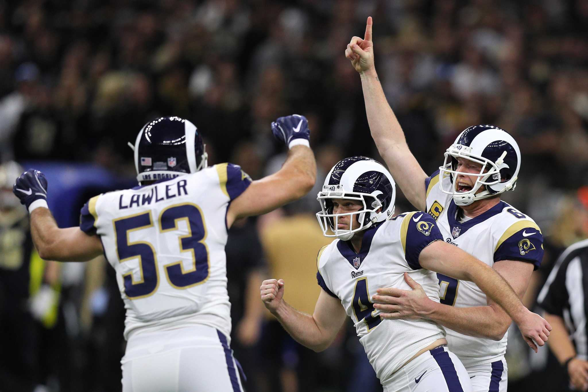 Rams get break, then beat Saints for NFC title