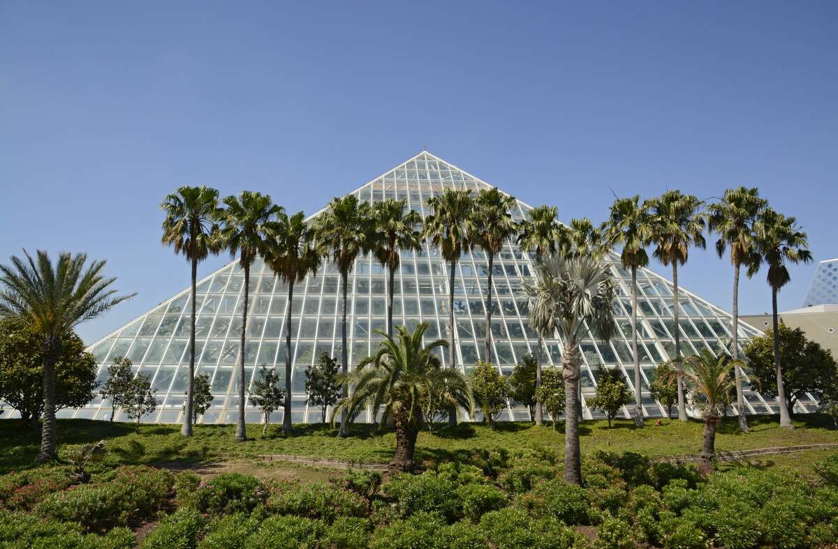 The Rainforest Pyramid at Moody Gardens, shown here, is one of the attractions reopening on May 23 after closing in March due to the coronavirus pandemic.