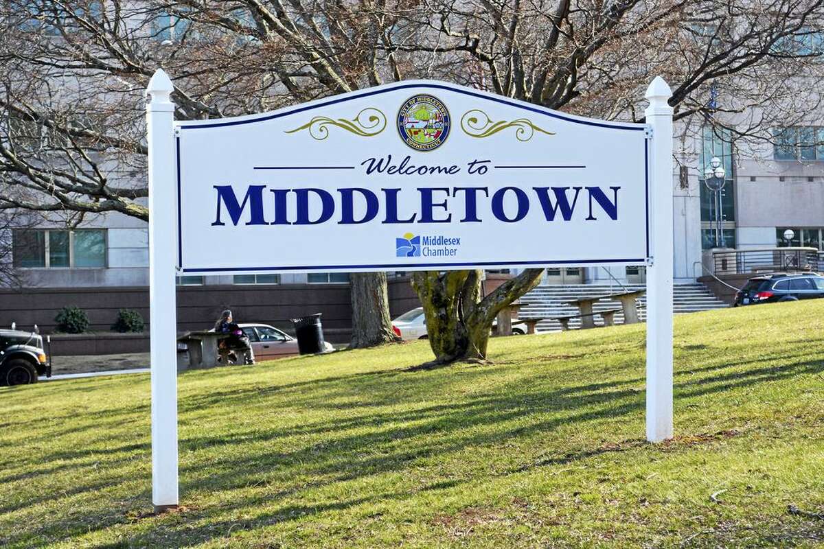 Middletown City Hall deKoven Drive sign.