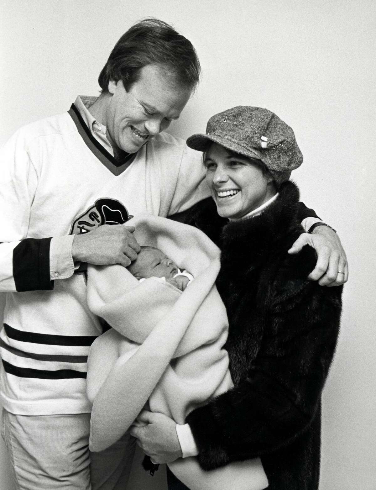 Dick Ebersol, Susan Saint James, and son Charles Duncan.