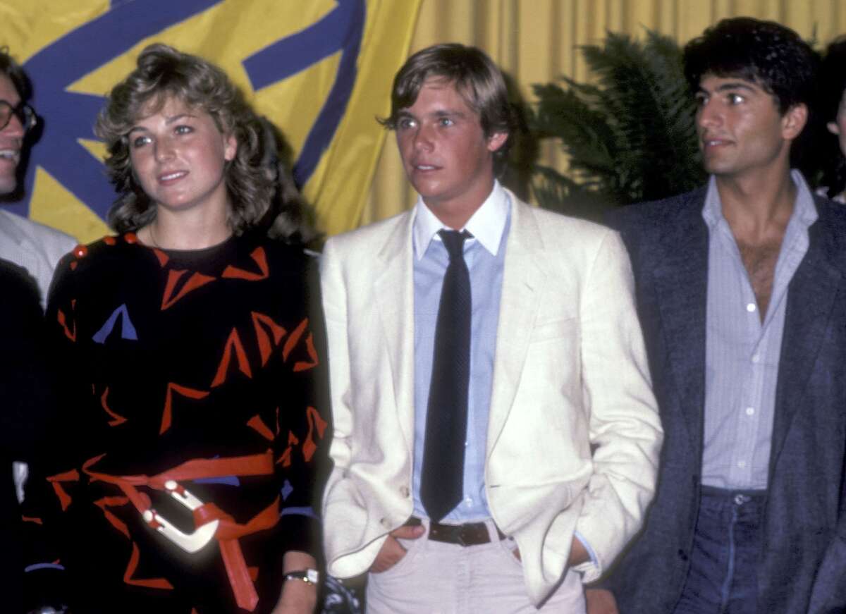 NEW HAVEN, CT - JUNE 15: Actress Tatum O'Neal, actor Christopher Atkins and actor Vincent Spano attend the "Superman III" Premiere Party to Benefit the Connecticut Friends of Special Olympics and Marrakech on June 15, 1983 at the New Haven Lawn Club in New Haven, Connecticut. (Photo by Ron Galella/WireImage)