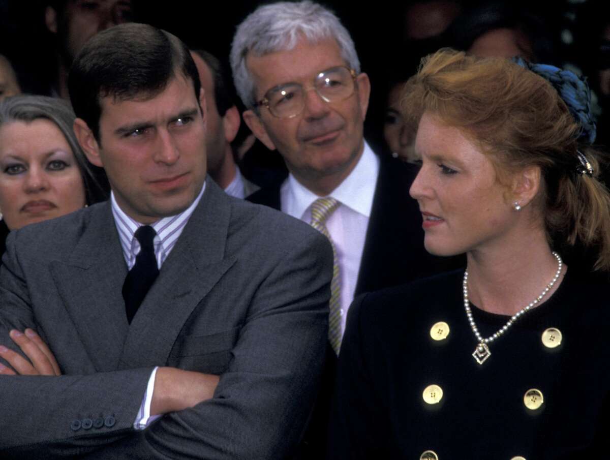 Prince Andrew, Duke of York and Sarah Ferguson, Duchess of York attend World Wildlife Fund Benefit on September 19, 1987 at the Greenwich Polo Club in Greenwich, Connecticut.