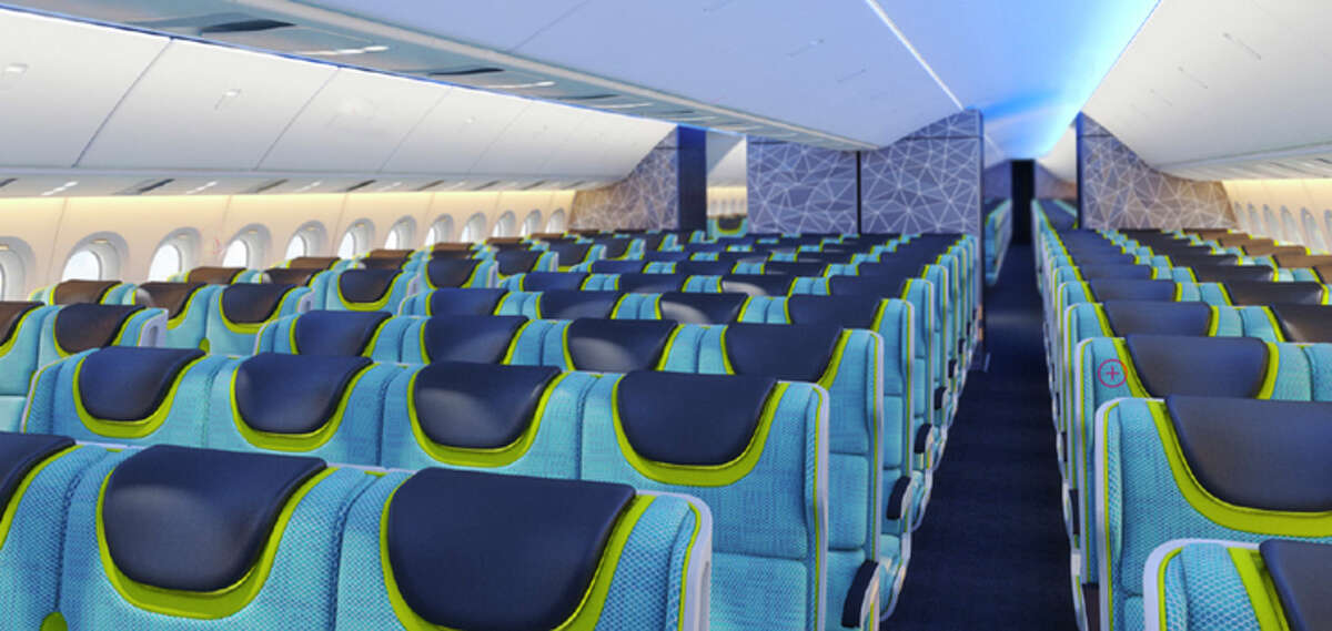 The 777X's wider cabin will better accommodate 10-across economy seating, which is becoming standard on 777s