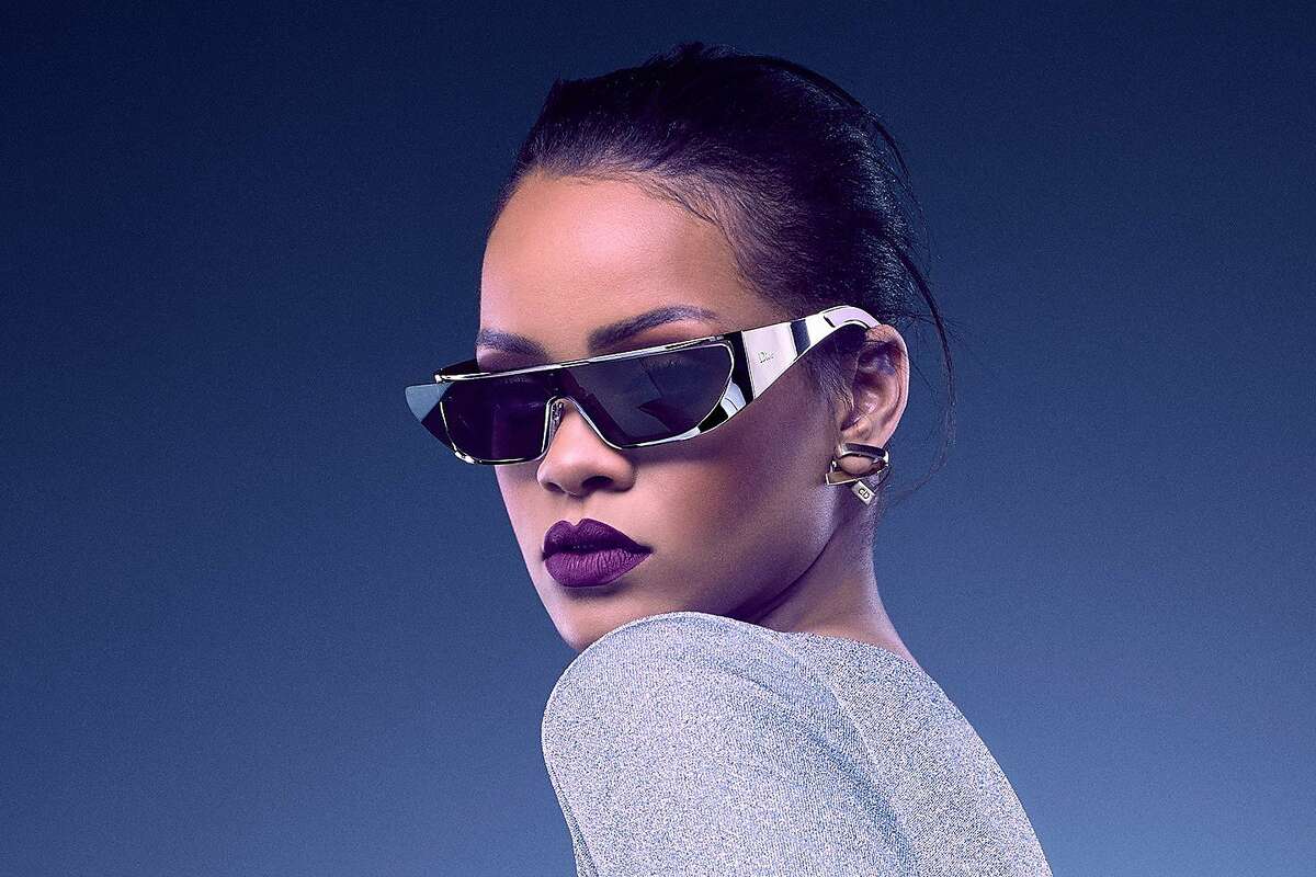 ULTRA VIOLET: Rihanna appears in a 2017 Dior ad wearing variety purples