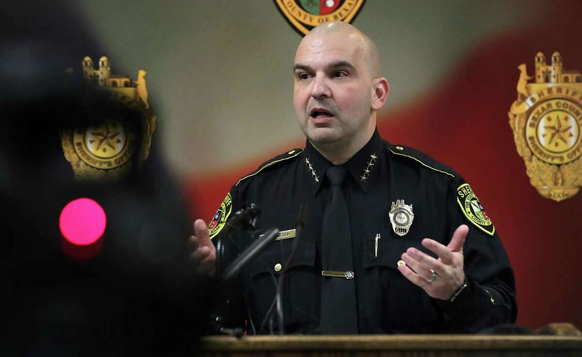 Bexar County Sheriff Javier Salazar discusses his agency’s investigation into the Jan. 10 shooting deaths of Nichol Olsen, 37, and Olsen’s 16-year-old and 10-year-old daughters. The three were found shot to death in a luxury home inside a gated residential development near Leon Springs in far northwest Bexar County.