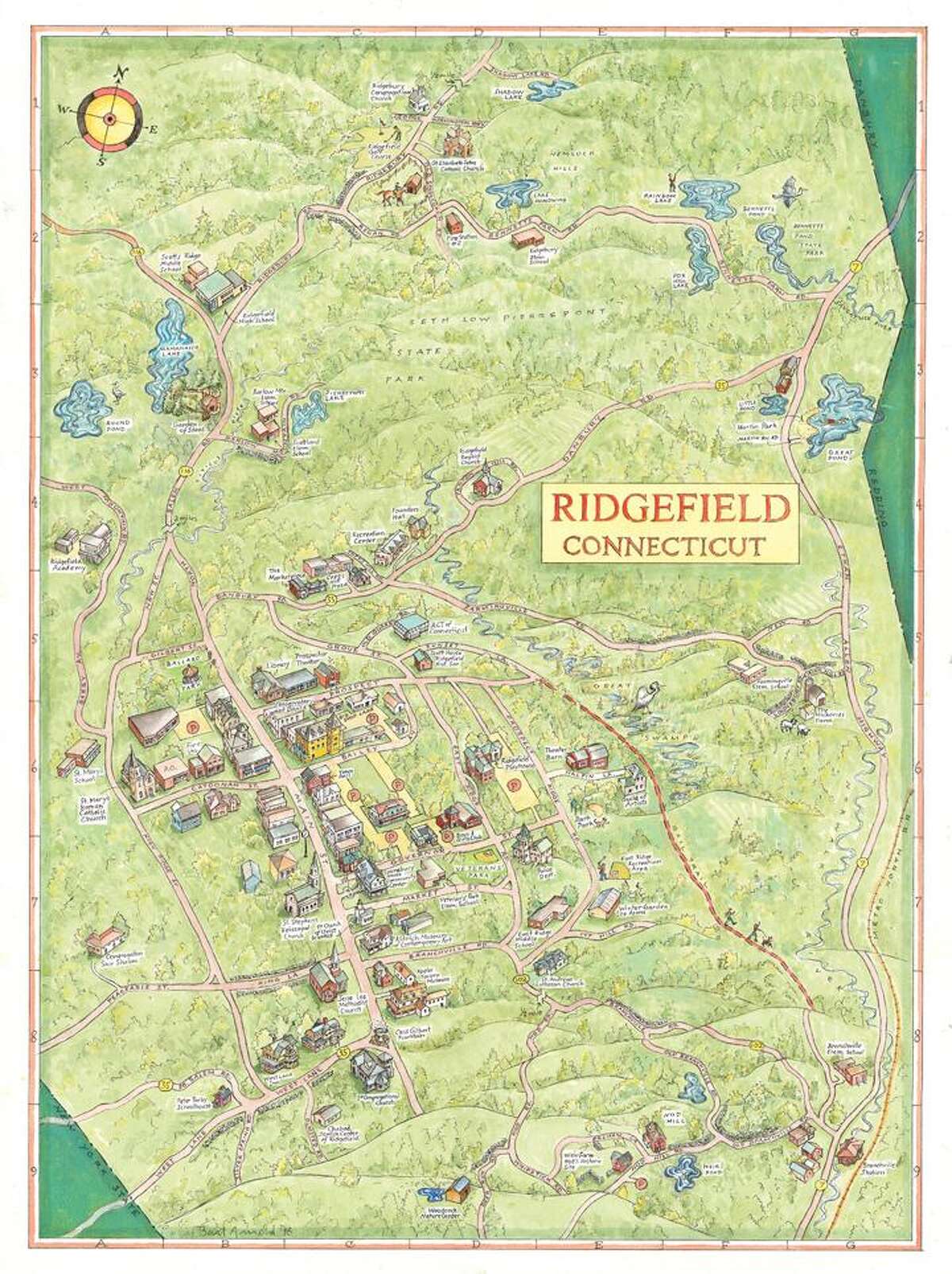 Visitors’ map showcases Ridgefield assets
