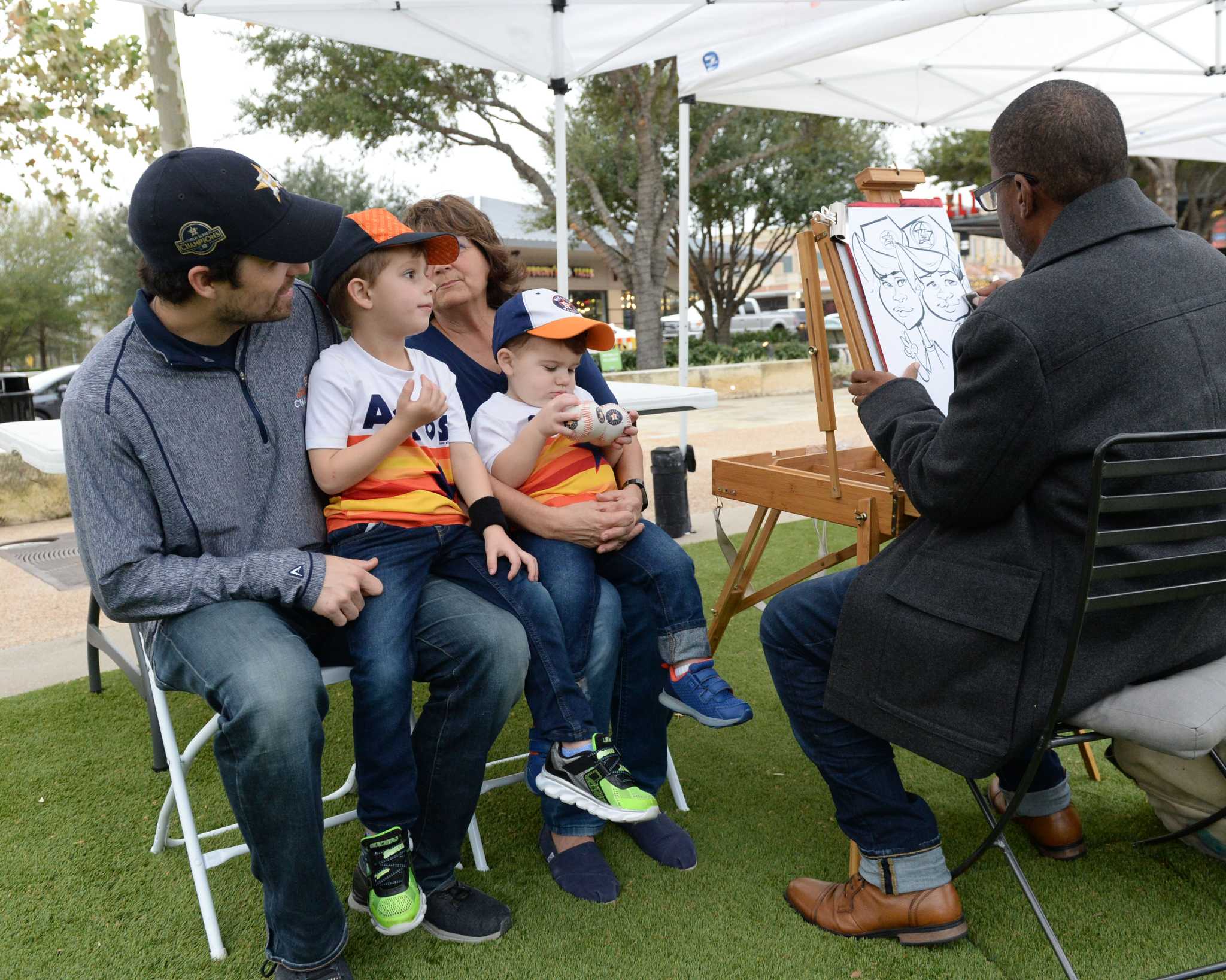 Houston Astros Caravan Stops at Katy Christian Ministries