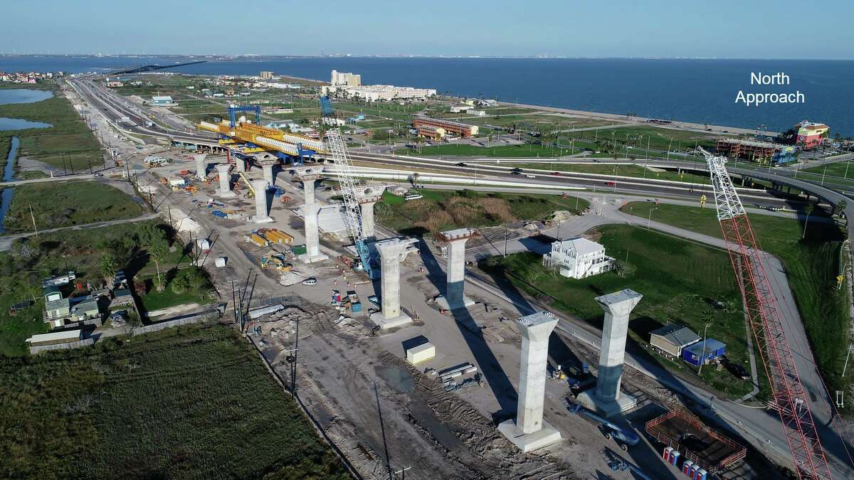 New Photos Show Progress In Billion-dollar Corpus Christi Harbor Bridge ...