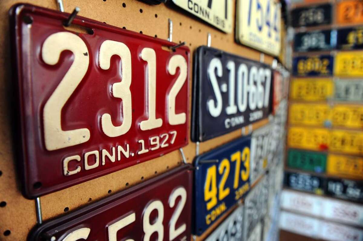 License plate collection more history than vanity